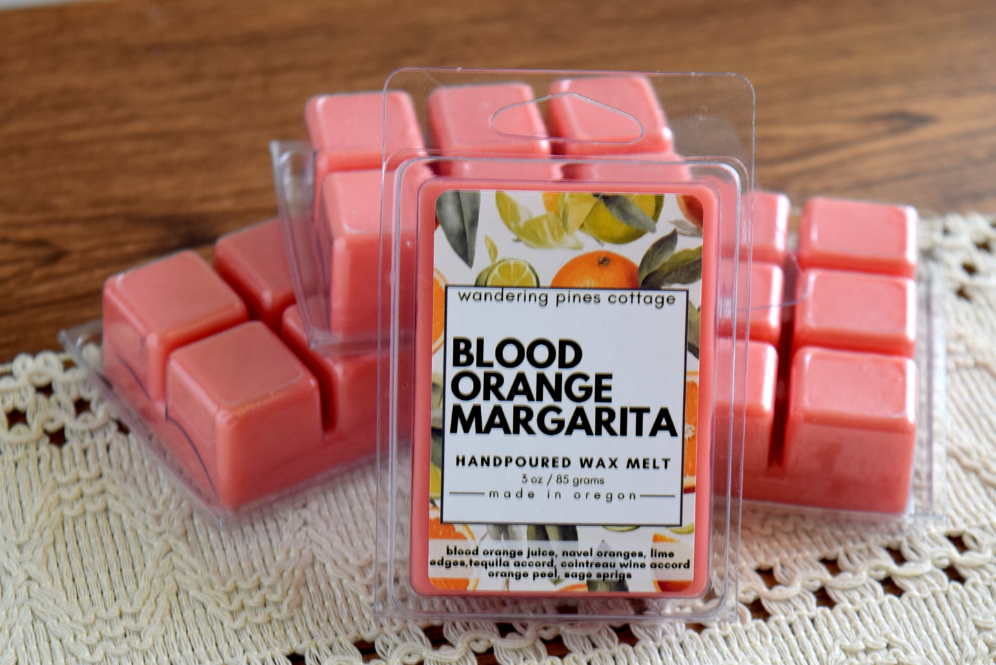 Blood Orange Margarita Wax Melt