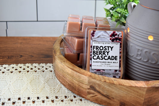 Frosted berry cascade wax melt - wandering pines cottage