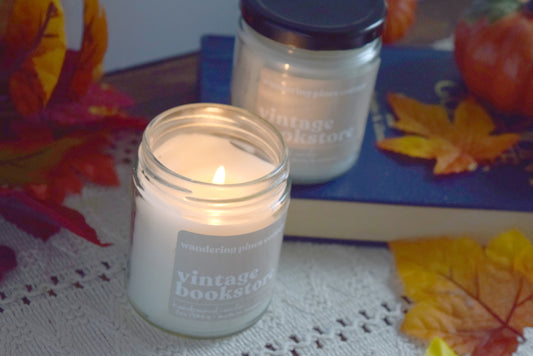 Vintage Bookstore Candle