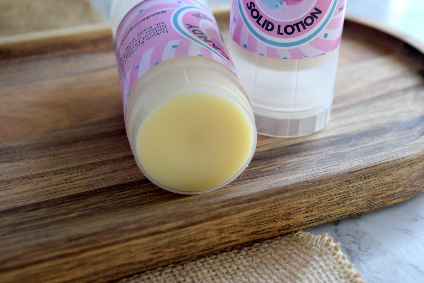Cotton Candy Solid Lotion Bar