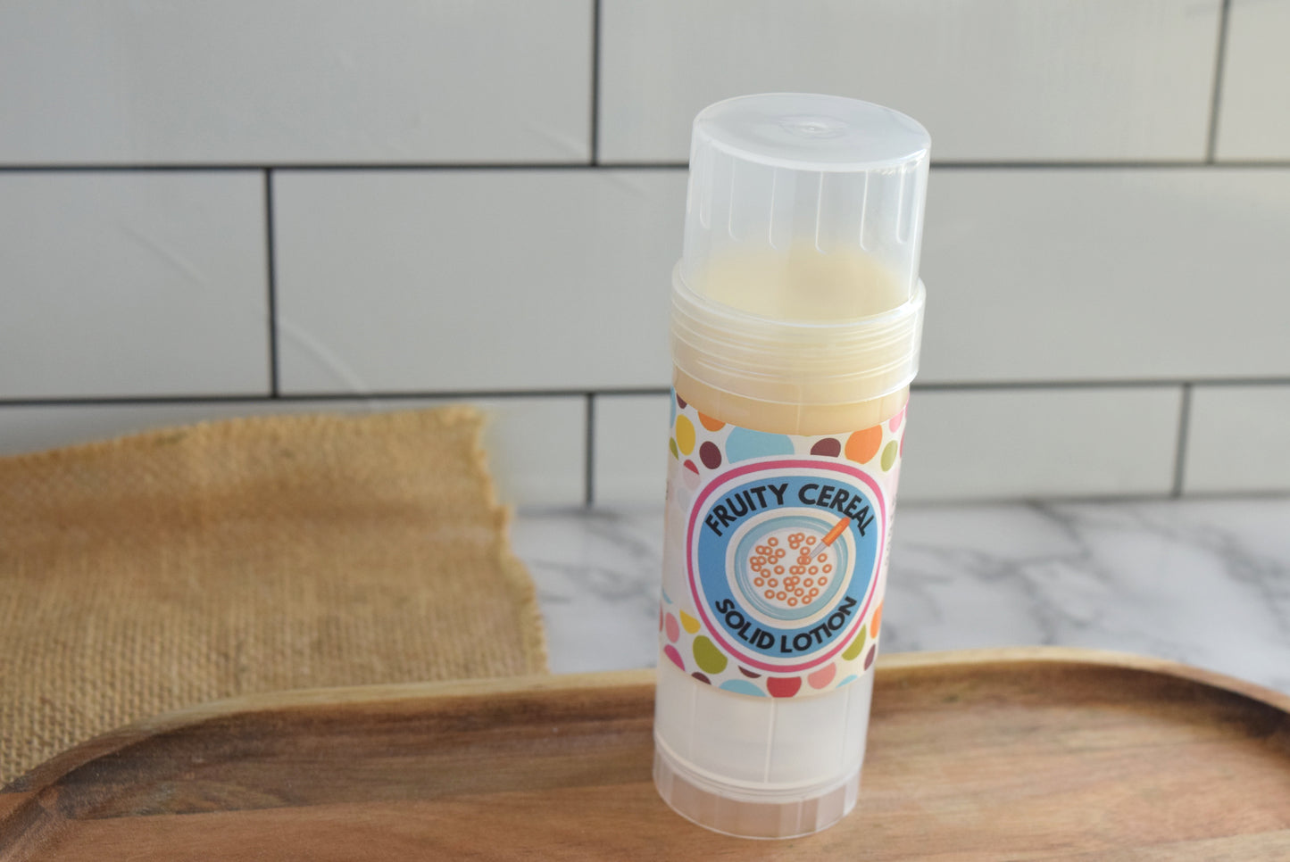 Fruity Cereal Solid Lotion Bar