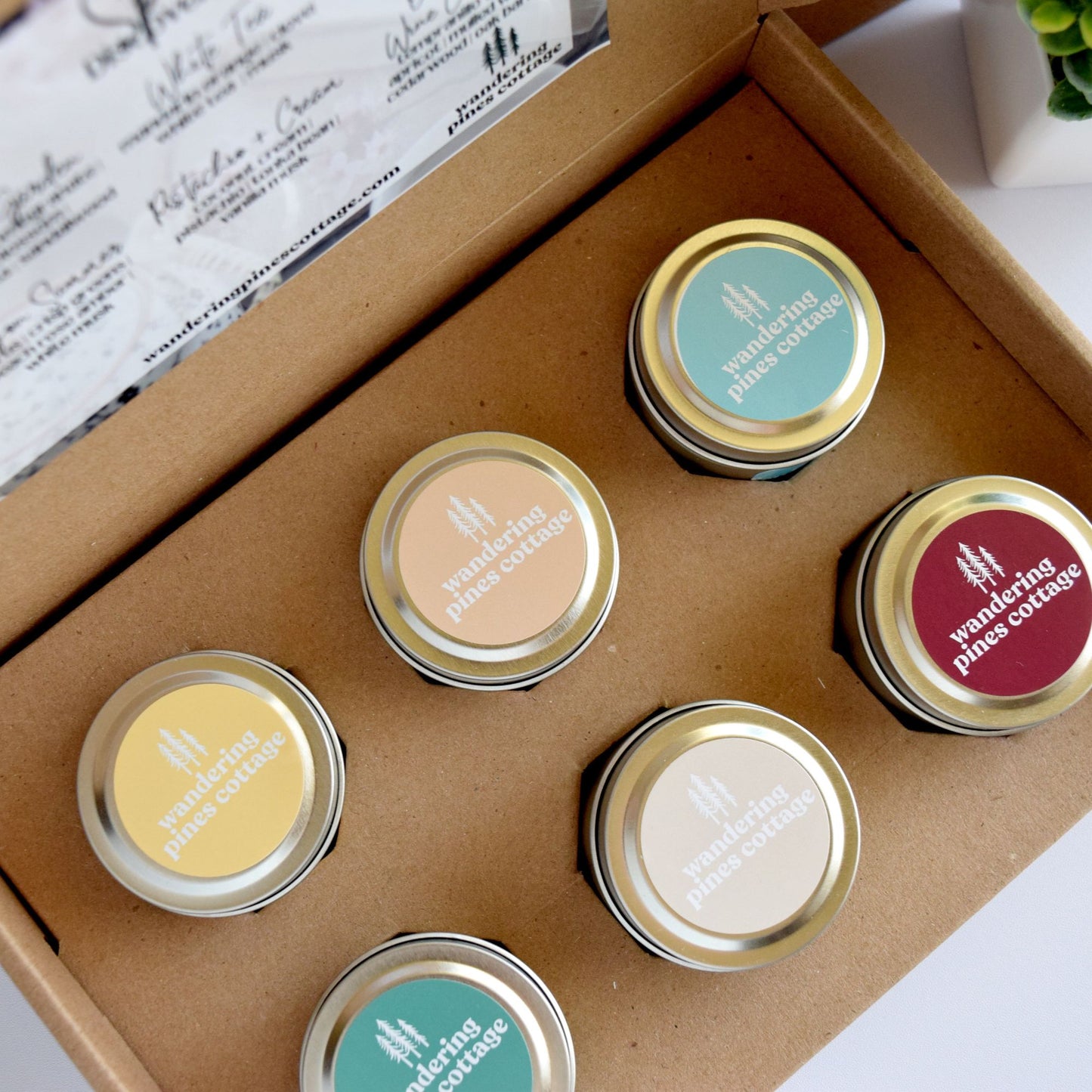 Spring Candle Discovery Box wandering pines cottage