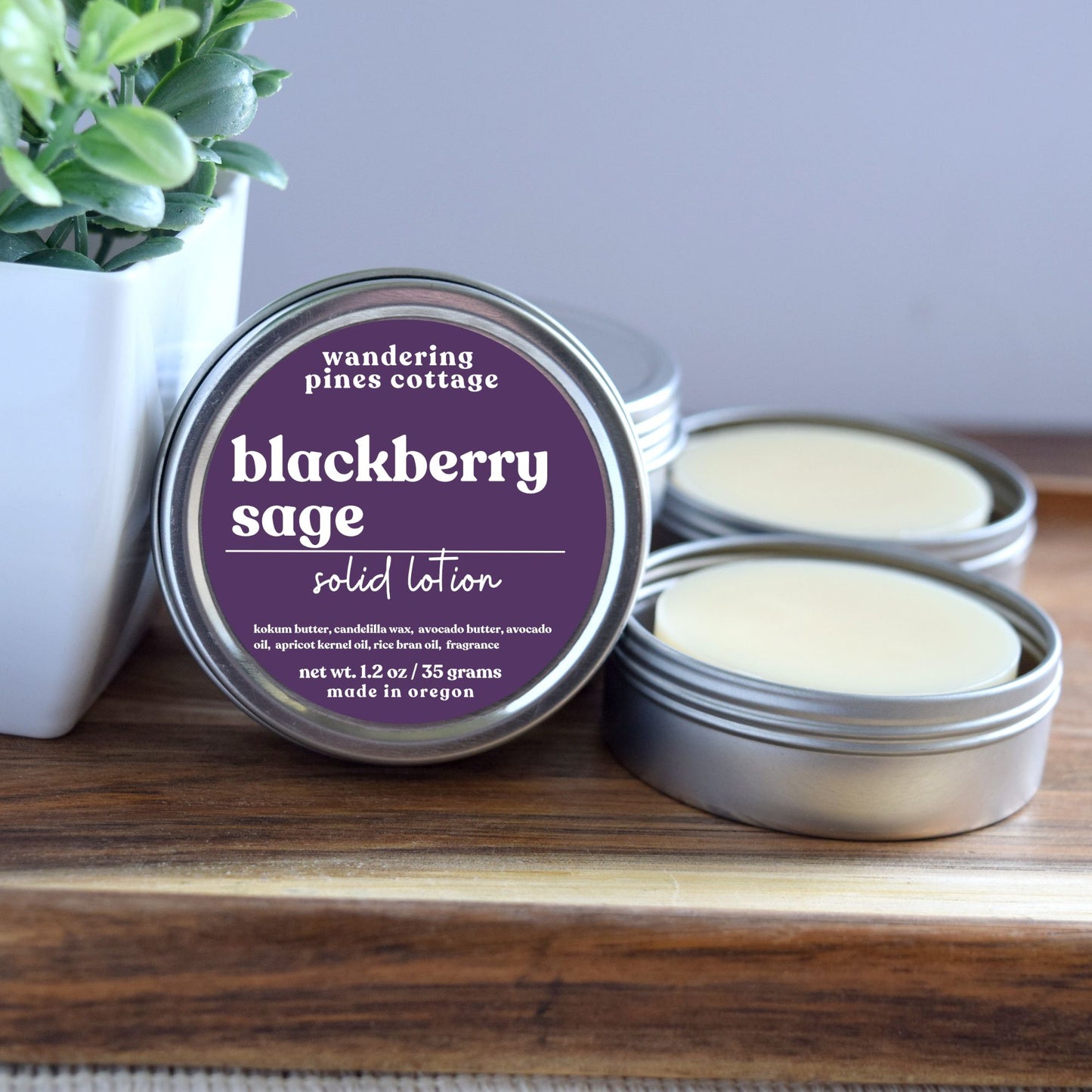 Blackberry Sage Solid Lotion