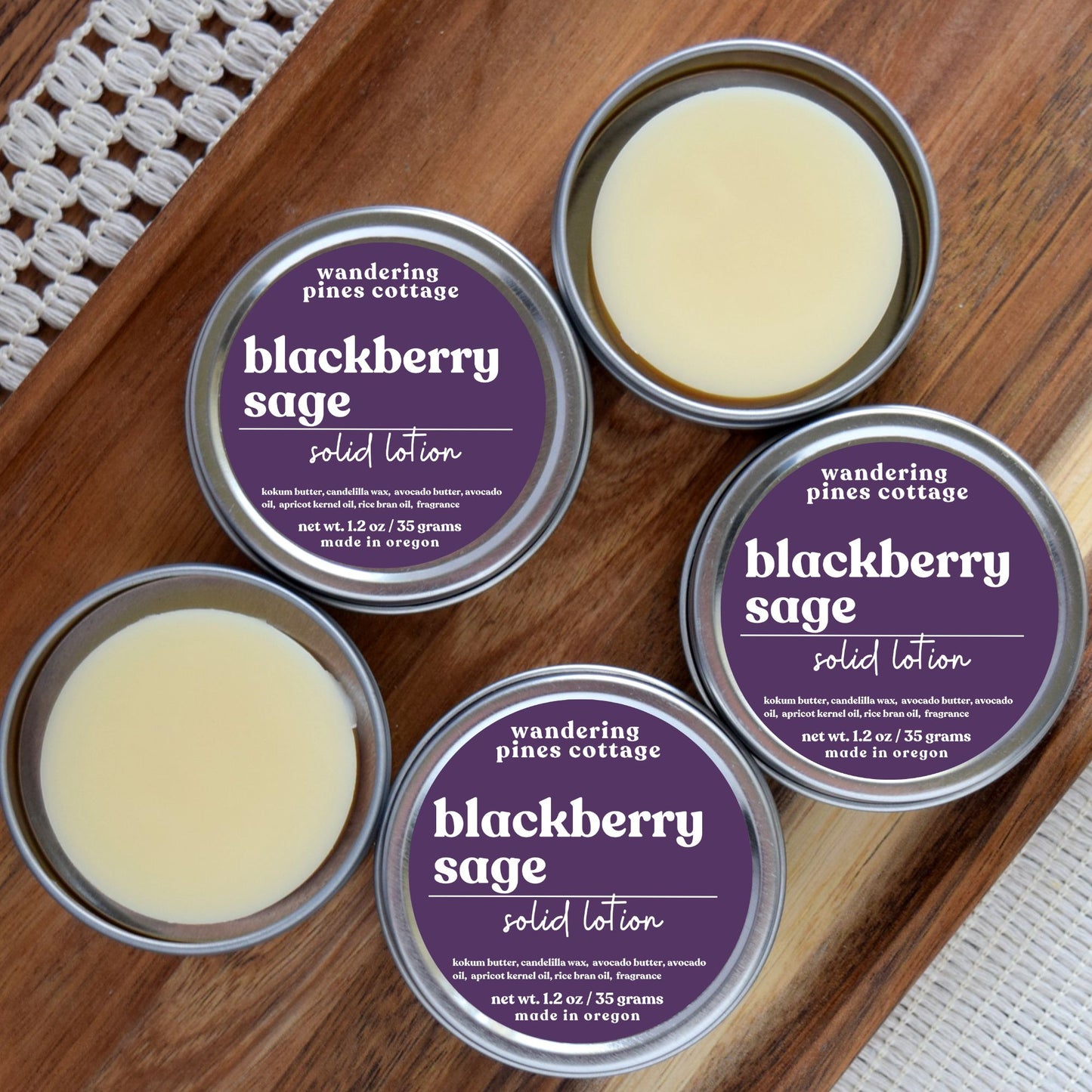 Blackberry Sage Solid Lotion