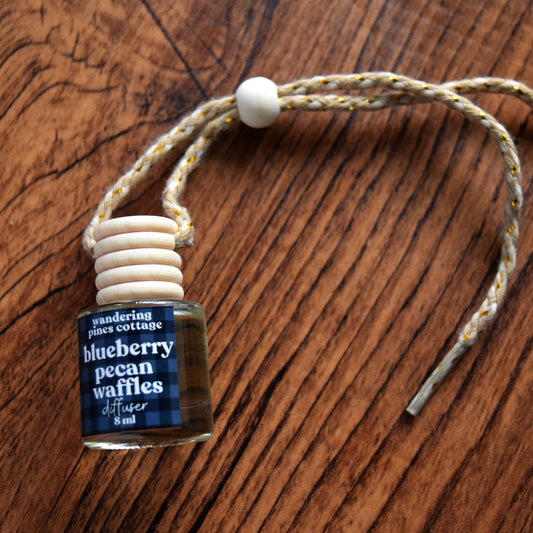 Blueberry Pecan Waffles Hanging Car Diffuser