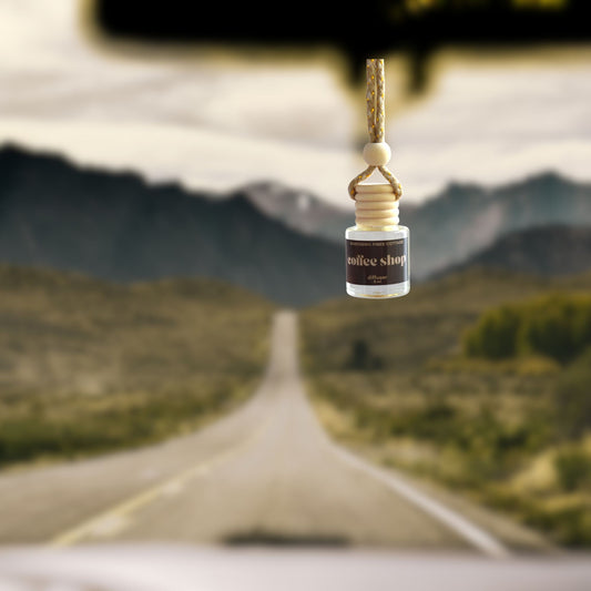 Coffee Shop Hanging Car Diffuser