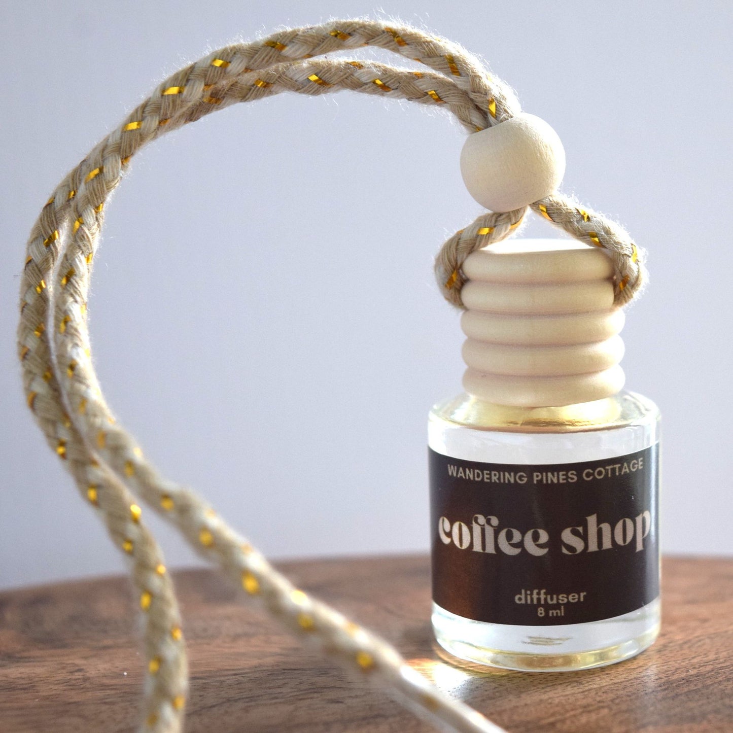 Coffee Shop Hanging Car Diffuser