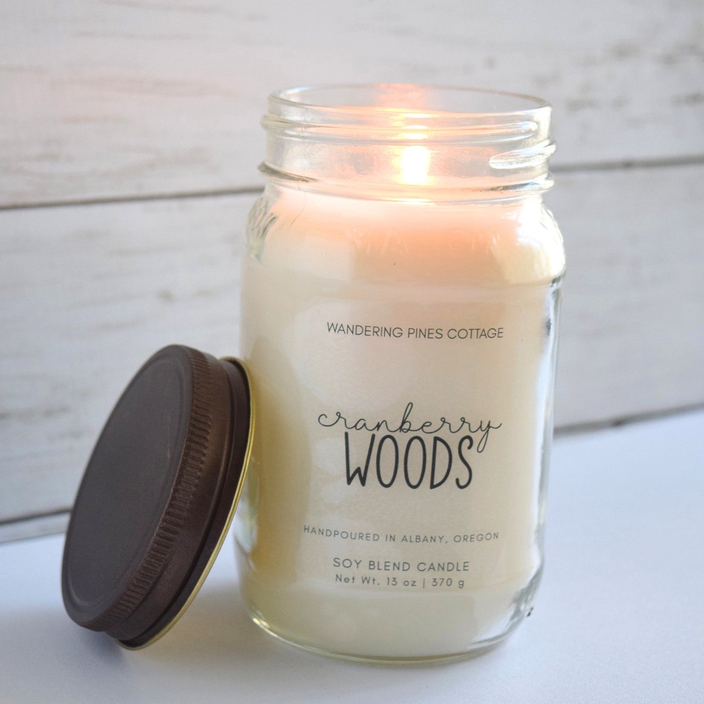 Cranberry Woods Mason Jar Candle
