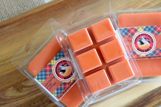 pumpkin apple butter wax melt - wandering pines cottage