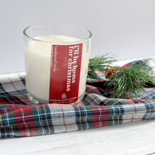 I'll be Home for Christmas 12 oz Candle