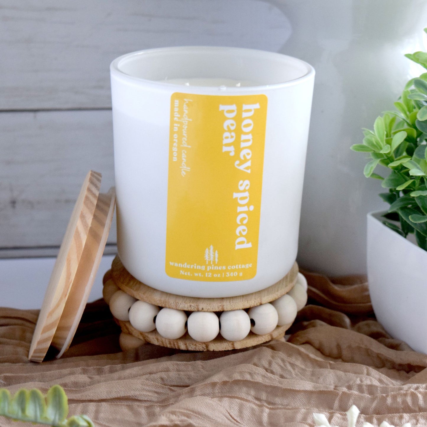 Honey Spiced Pear Large Candle