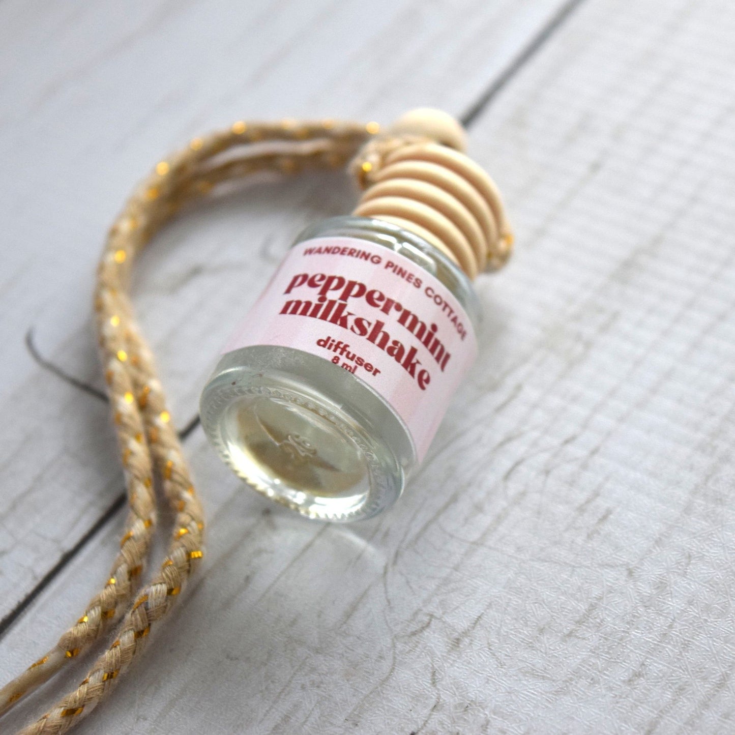 Peppermint Milkshake Hanging Car Diffuser