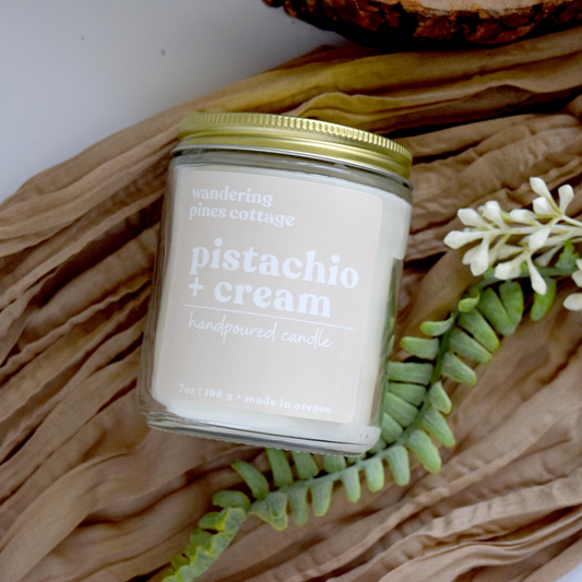 Pistachio and Cream Candle