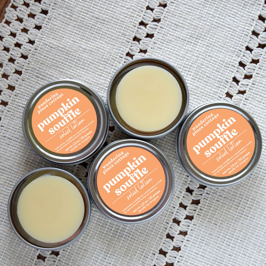 Pumpkin Souffle Solid Lotion Tin