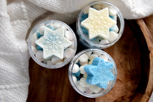 Let It Snow Snowflakes Wax Melt Jar