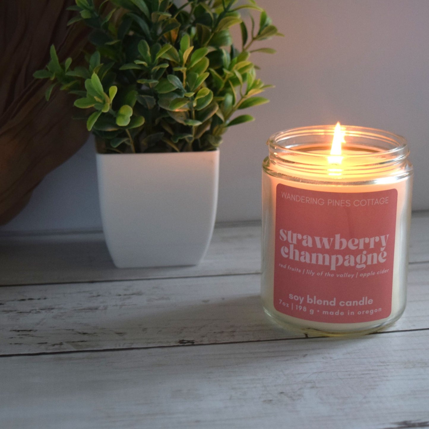 Strawberry Champagne Candle