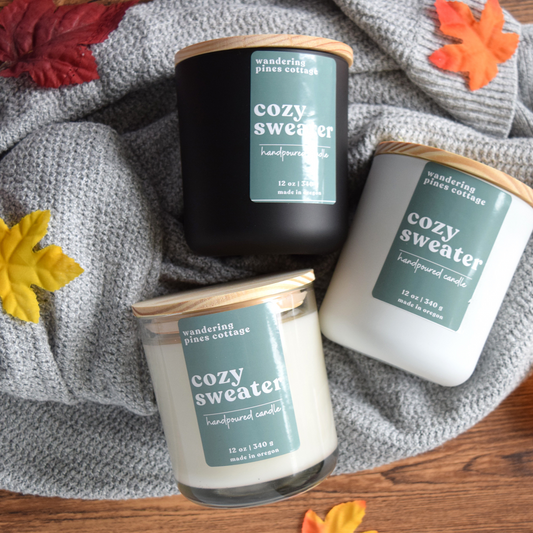 Cozy Sweater Large Candle