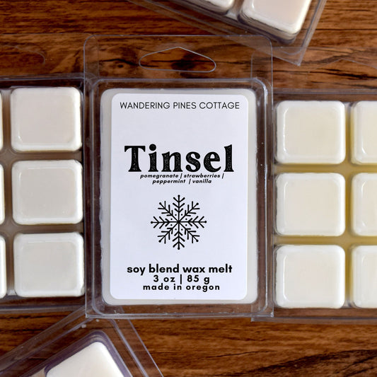 Tinsel Christmas Wax Melt