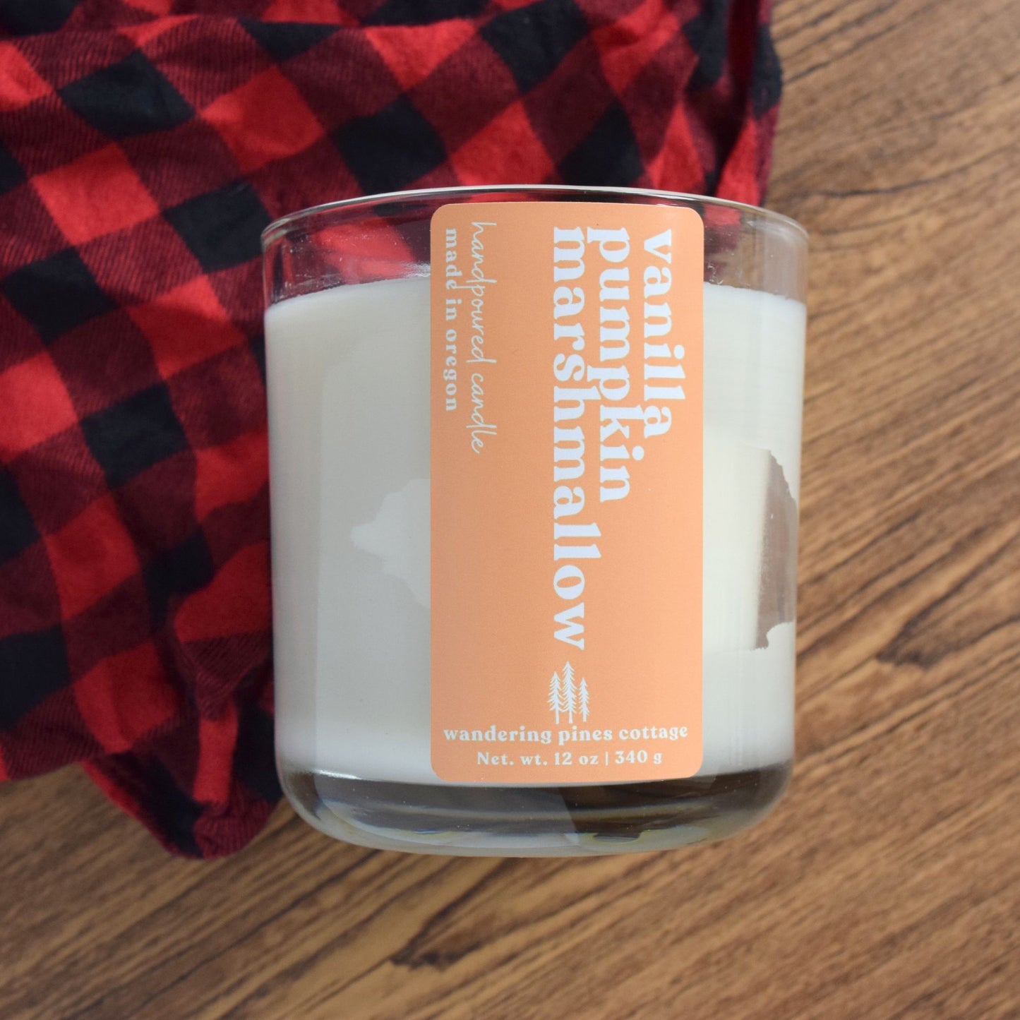 Vanilla Pumpkin Marshmallow Large Candle
