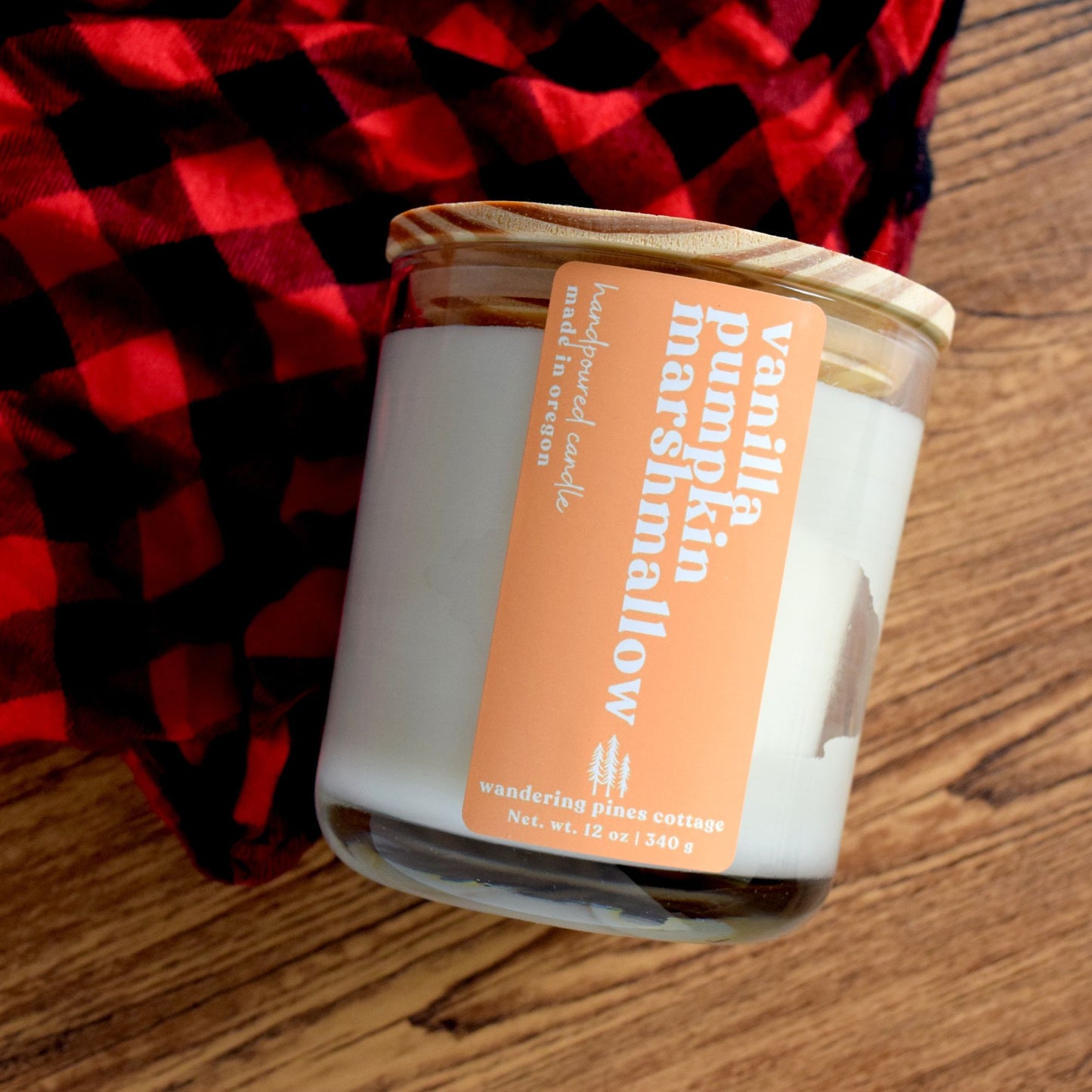 Vanilla Pumpkin Marshmallow Large Candle