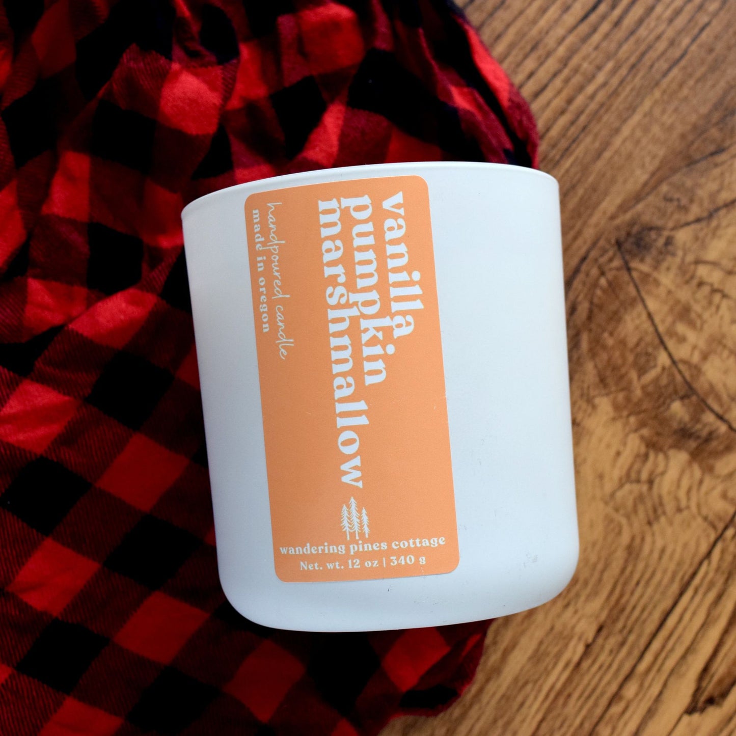 Vanilla Pumpkin Marshmallow Large Candle