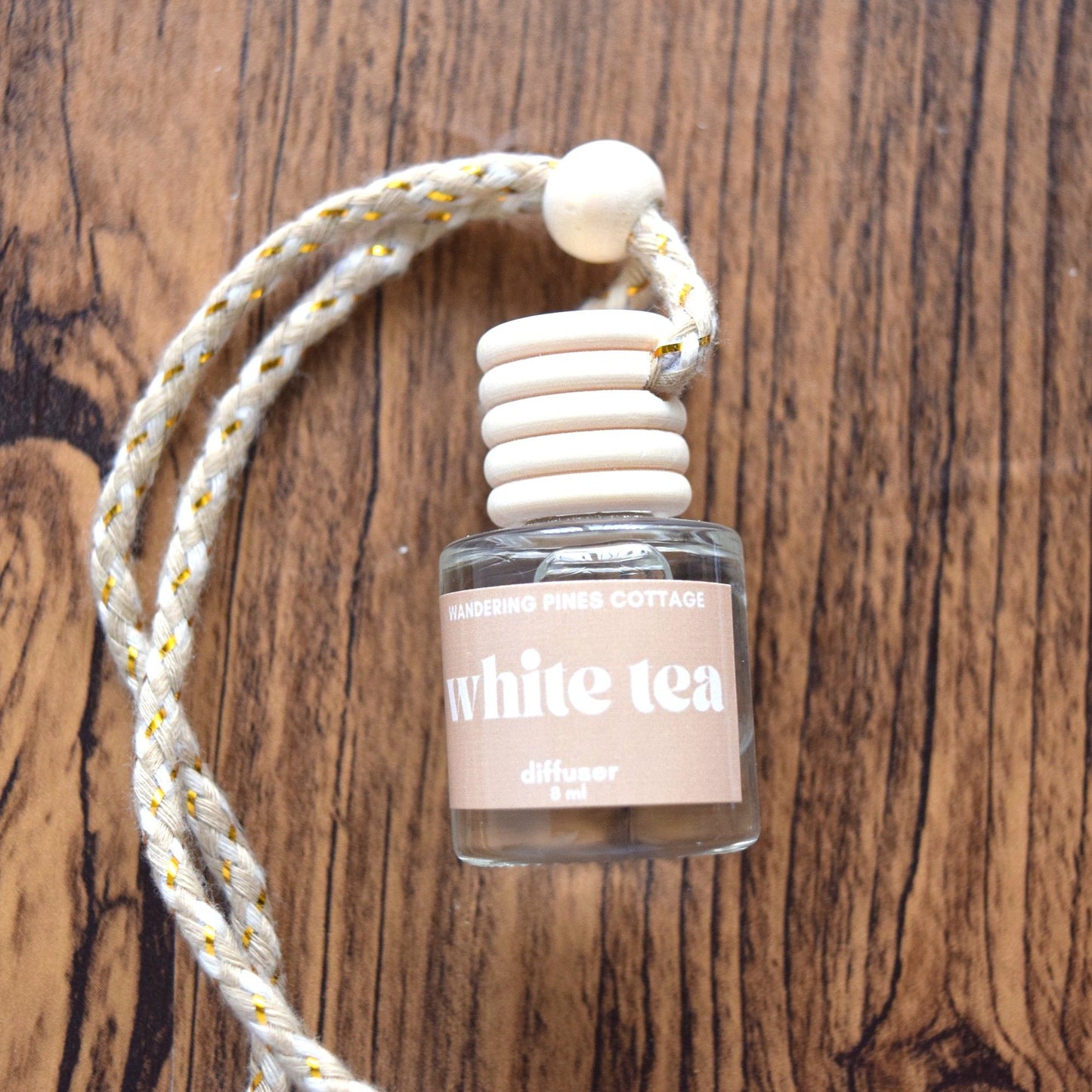 White Tea Hanging Car Diffuser