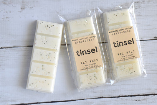 tinsel wax melt - wandering pines cottage