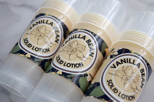Vanilla Bean Solid Lotion Bar