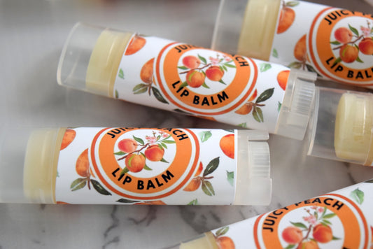 Peach Lip balm