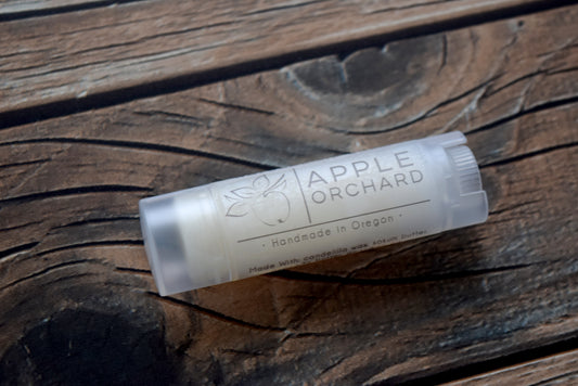 Apple Flavored vegan lip balm - wandering pines cottage
