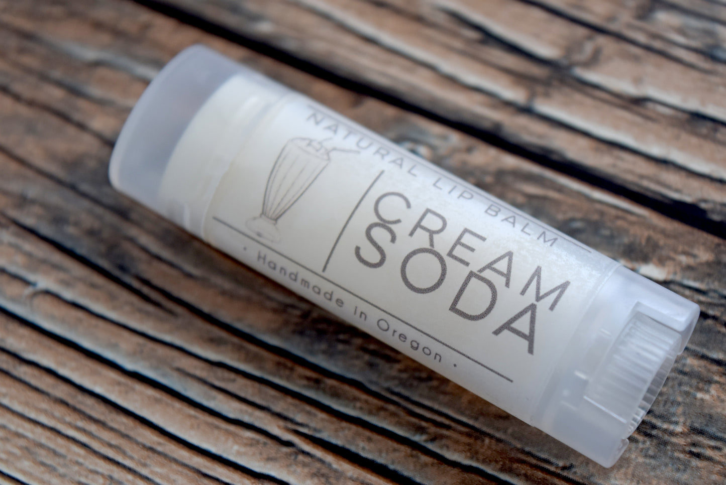cream soda flavored lip balm - wandering pines cottage