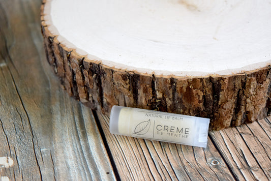 creme de menthe lip balm - wandering pines cottage