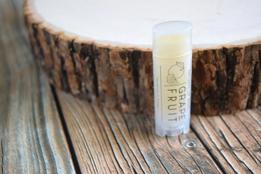 grapefruit lip balm - wandering pines cottage