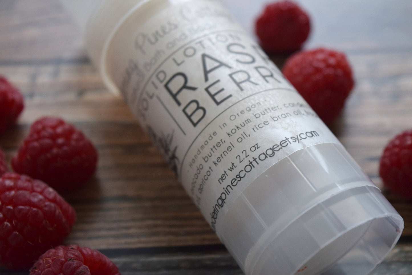 Raspberry Solid Lotion Bar