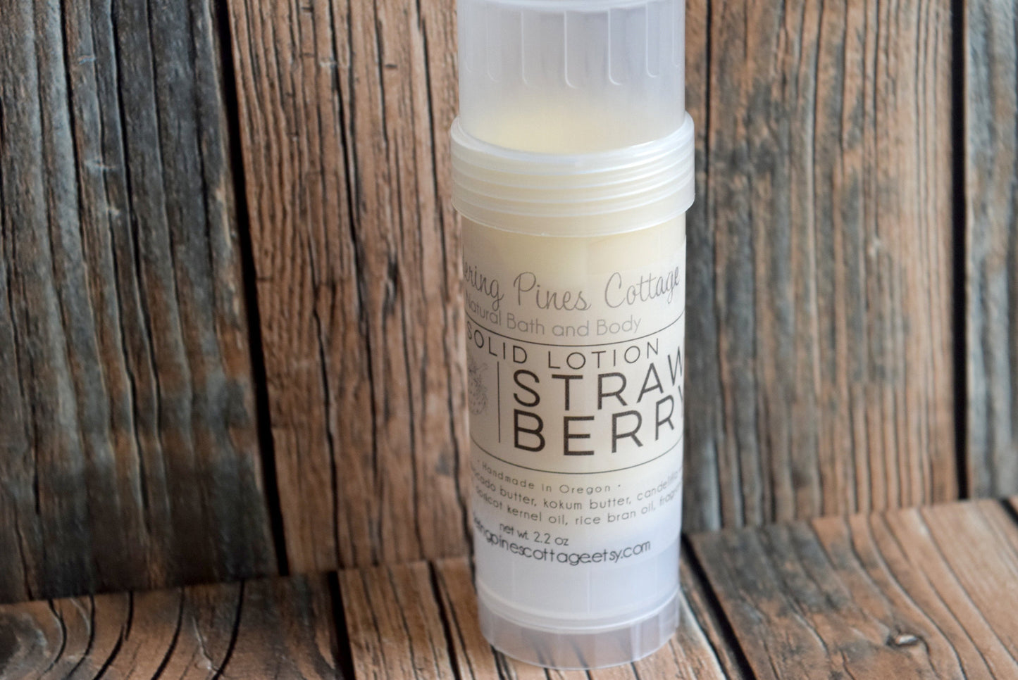 Strawberry Solid Lotion Bar
