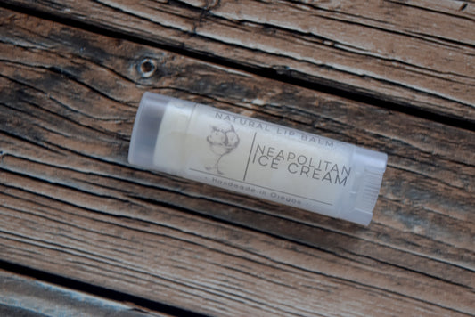 Chocolate strawberry vanilla lip balm - wandering pines cottage