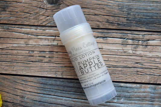 Fall scented lotion bar - wandering pines cottage