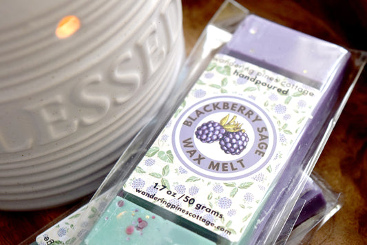 wax melts blackberry sage - wandering pines cottage