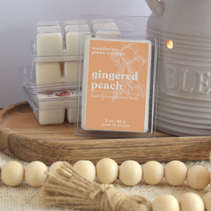 Gingered Peach Wax Melt