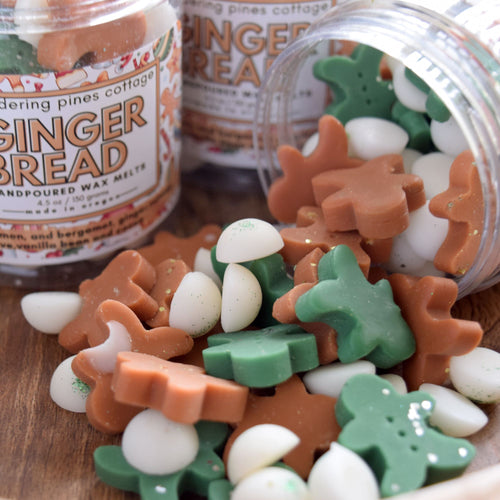 Gingerbread Shaped Wax Melt Jar