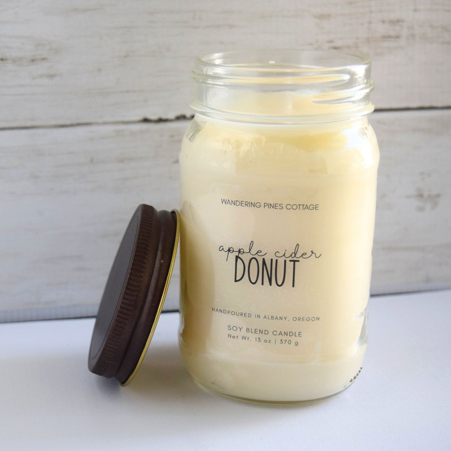 Apple Cider Donut Mason Jar Candle