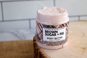 Body cream brown sugar and fig - wandering pines cottage