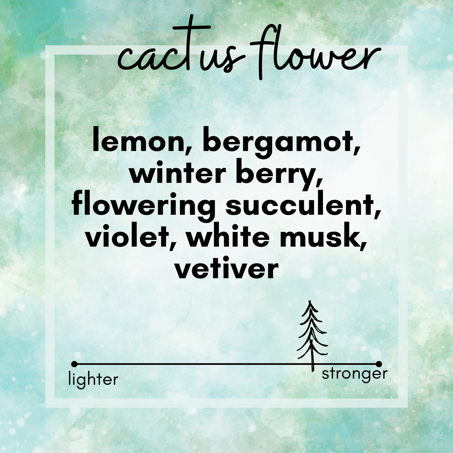 Cactus Flower Candle