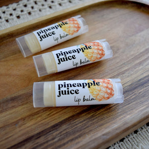 pineapple juice lip balm - wandering pines cottage