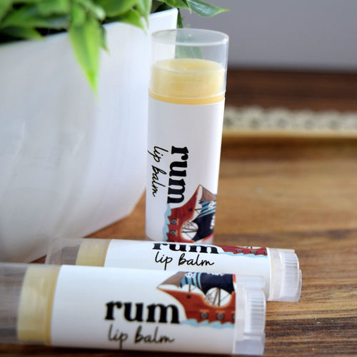 rum flavored lip balm - wandering pines cottage