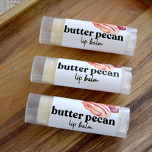 Load image into Gallery viewer, butter pecan flavored lip balm - wandering pines cottage