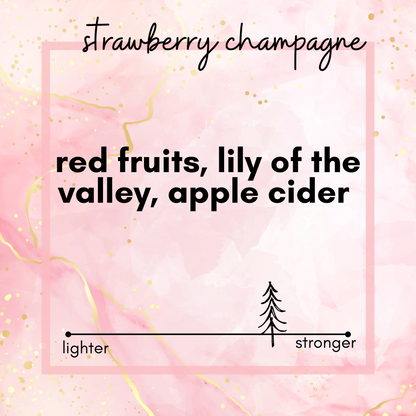 Strawberry Champagne Candle