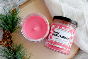 Pink Watermelon Candle