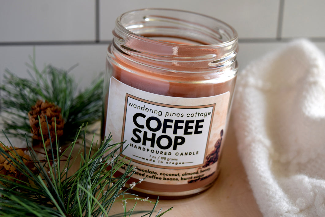 coffee candle - wandering pines cottage