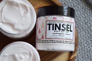 Tinsel christmas Body Butter - wandering pines cottage
